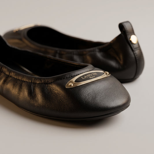 Classic Leather Ballerina Flats