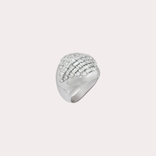 White gold ring