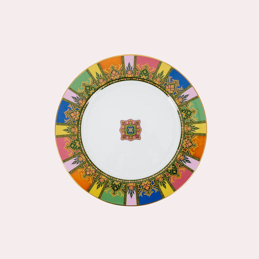 Holy Well Mixed Patterns Porcelain Plate