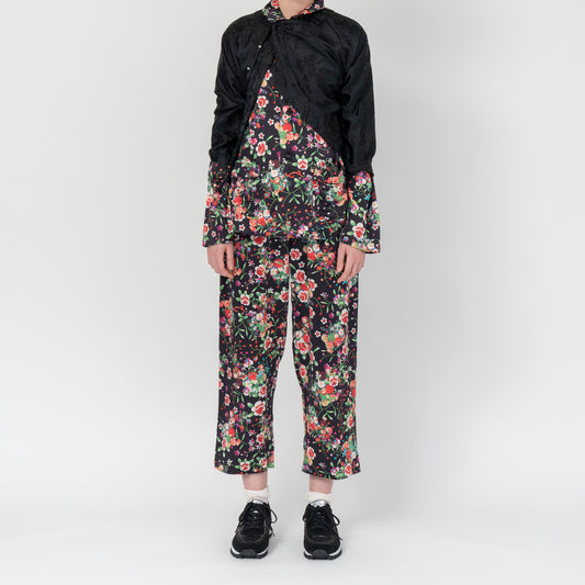Silk Floral Trousers