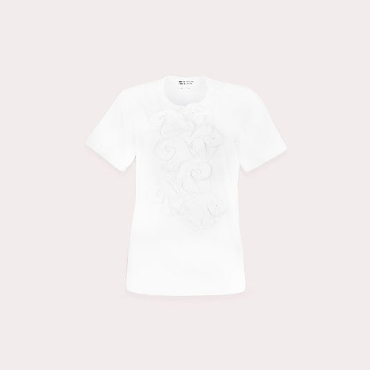 T-shirt with 3D Roses