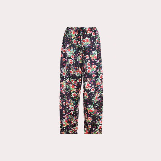 Silk Floral Trousers