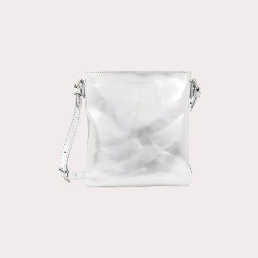 Metallic Effect Crossbody Bag