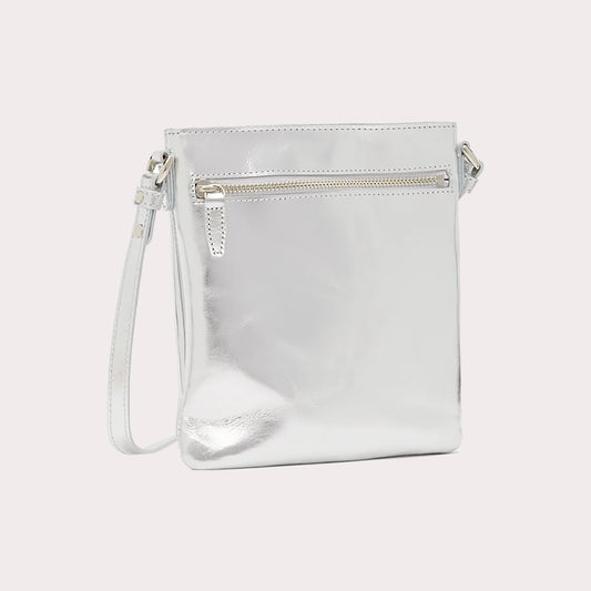 Metallic Effect Crossbody Bag