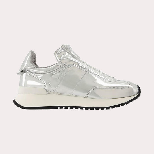 Zipper Mirror Sneakers