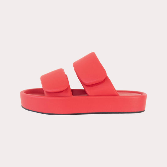 Leather Two Strap Sandals