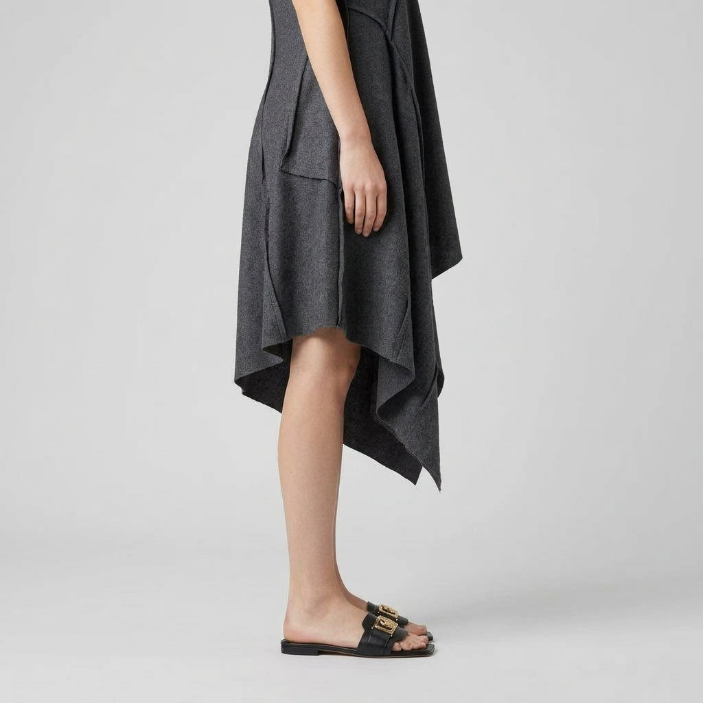 LANVIN Embellished Leather Slide Sandals - view 4