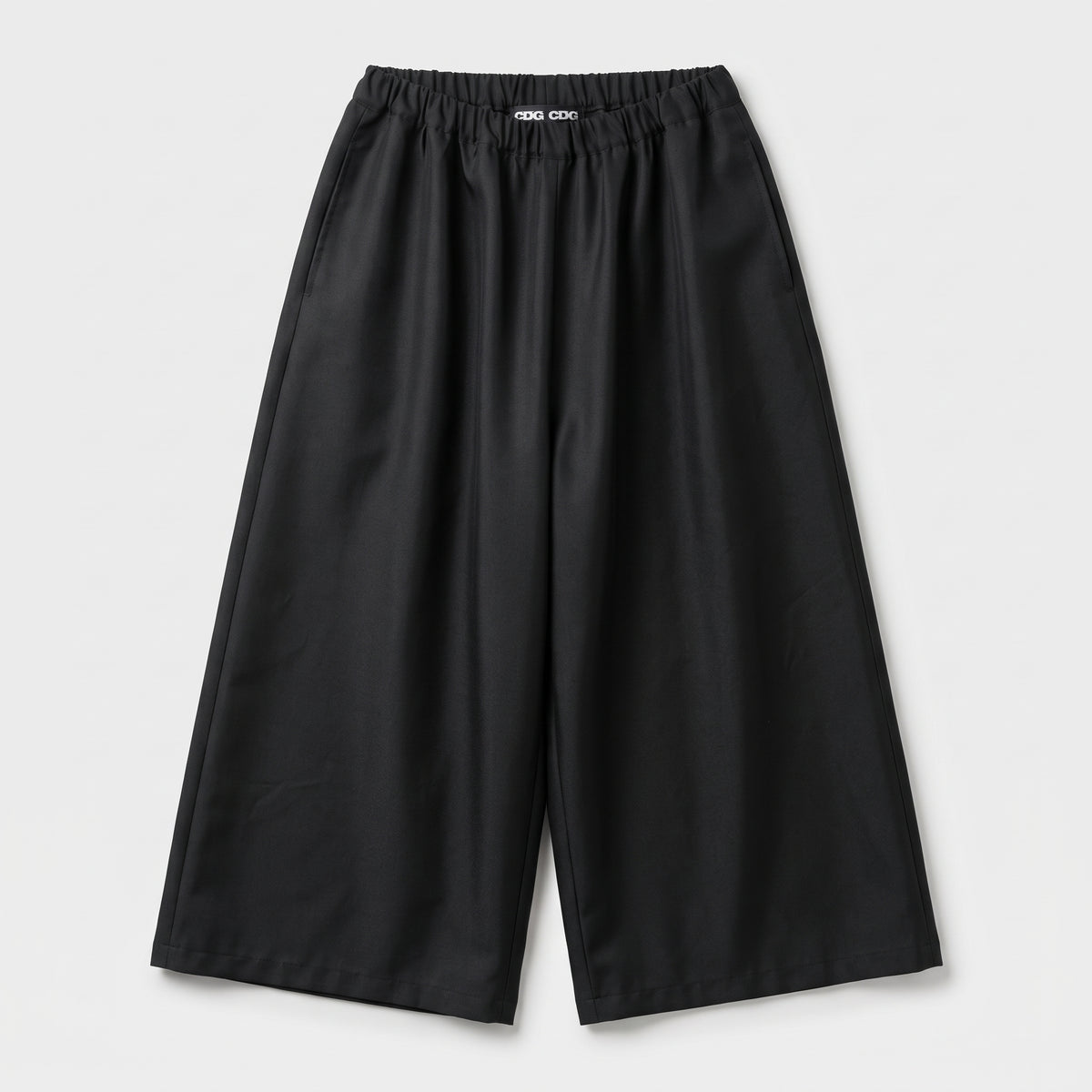 CDG CDG Cropped Wide Leg Trousers