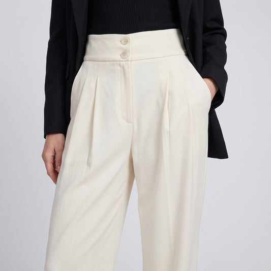 ANTONIO BERARDI High-Waisted Wide-Leg Trousers - view 2