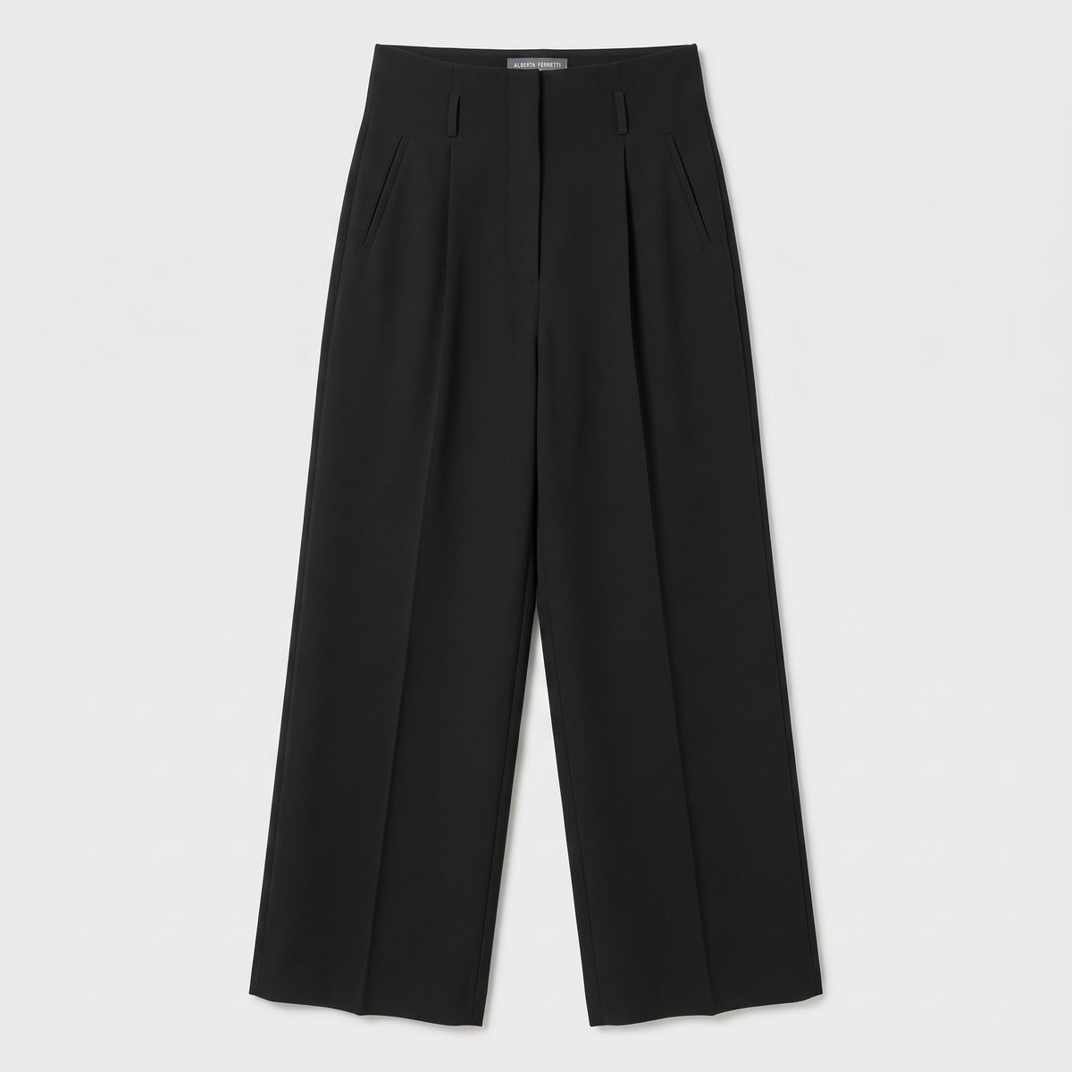 ALBERTA FERRETTI High-Waisted Pleated Trousers
