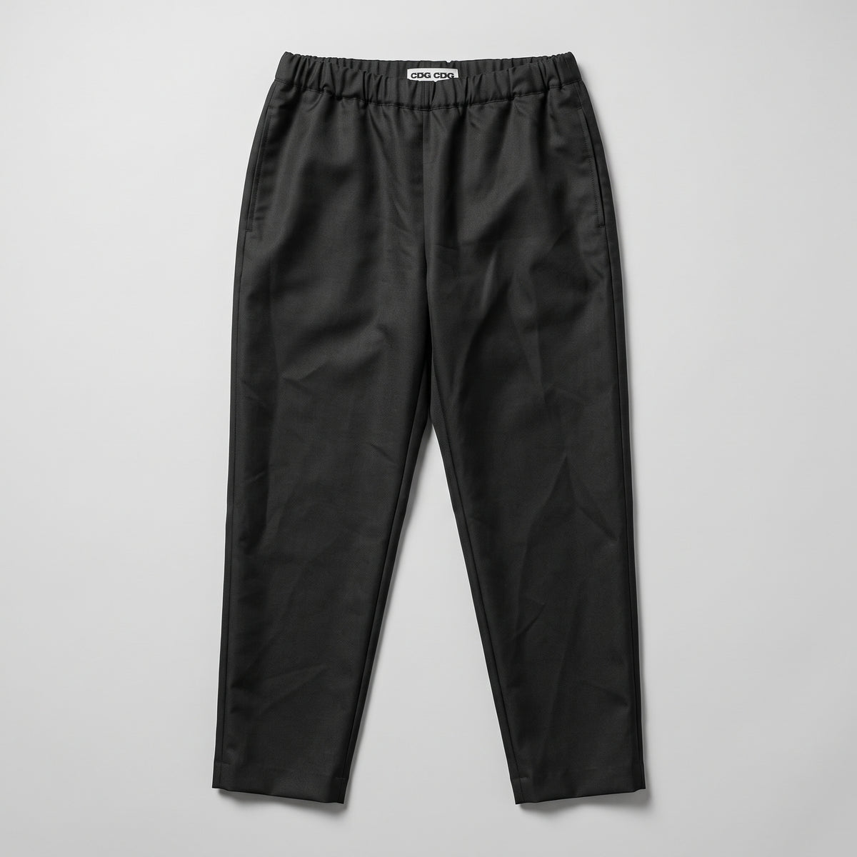 Relaxed Fit Black Tailored Pants