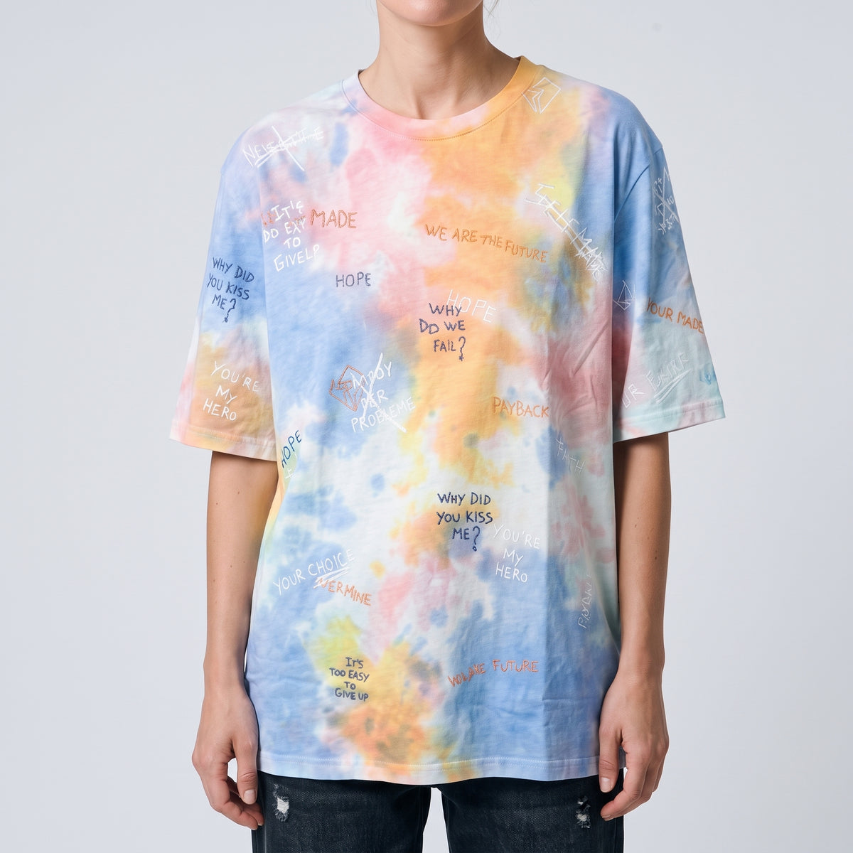 SELFMADE Tie-Dye Graphic Print T-Shirt - view 2