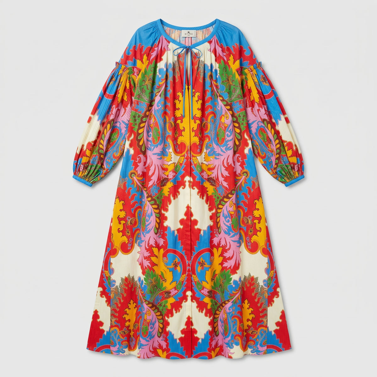 ETRO Vibrant Paisley Print Kaftan Dress