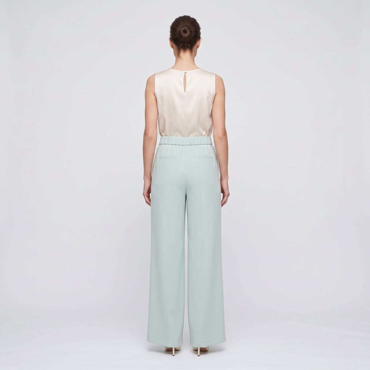 NATAN Mint Green Wide-Leg Trousers - view 5
