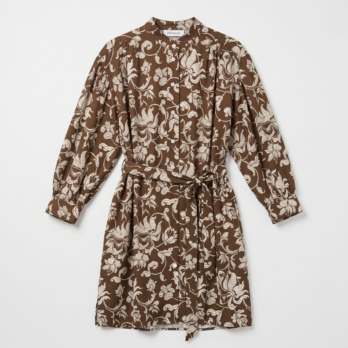 French Lily Printed Shirt Dress