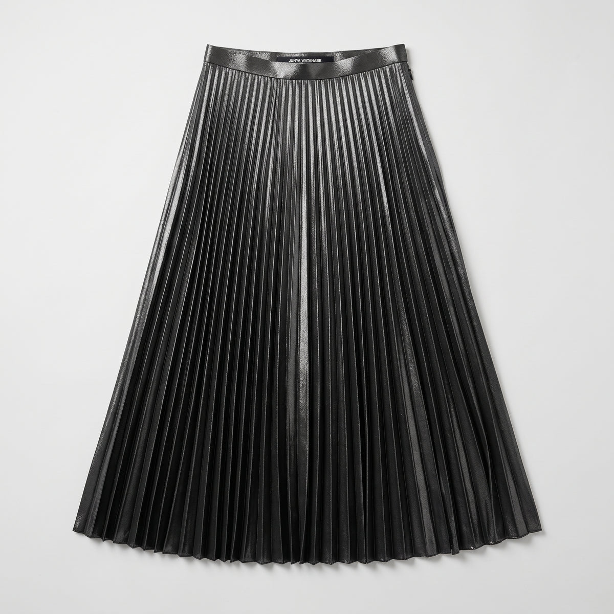JUNYA WATANABE Pleated Metallic Midi Skirt