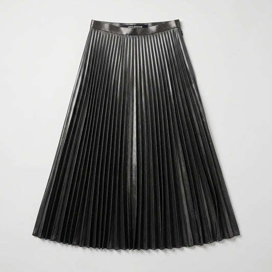 JUNYA WATANABE Pleated Metallic Midi Skirt