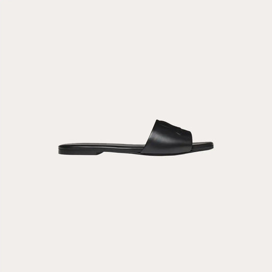 SHADOW LEATHER MULES