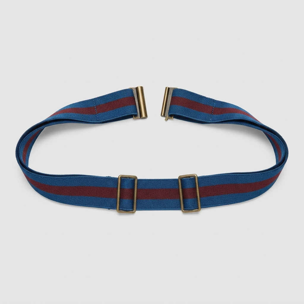 Striped Elastic Waist Belt