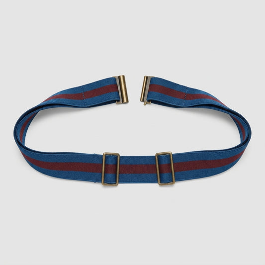 DRIES VAN NOTEN Striped Elastic Waist Belt