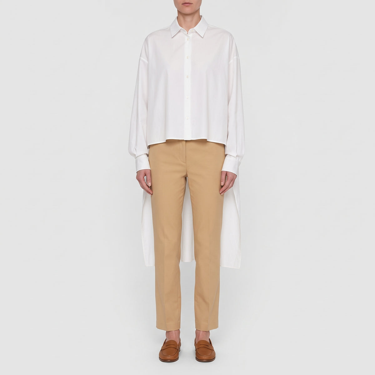 Essential Crisp White Poplin Blouse