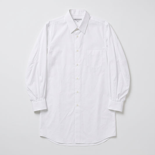 COMME DES GARCONS Sculpted Sleeve White Shirt
