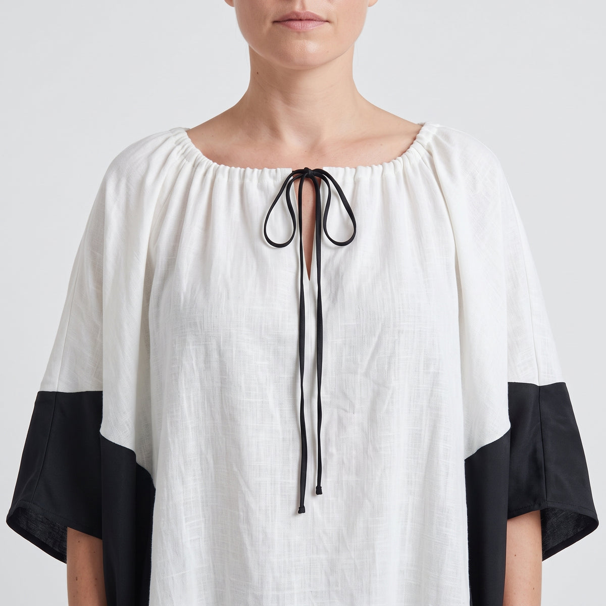 MIIN Color-Block Drawstring Shift Dress - view 2