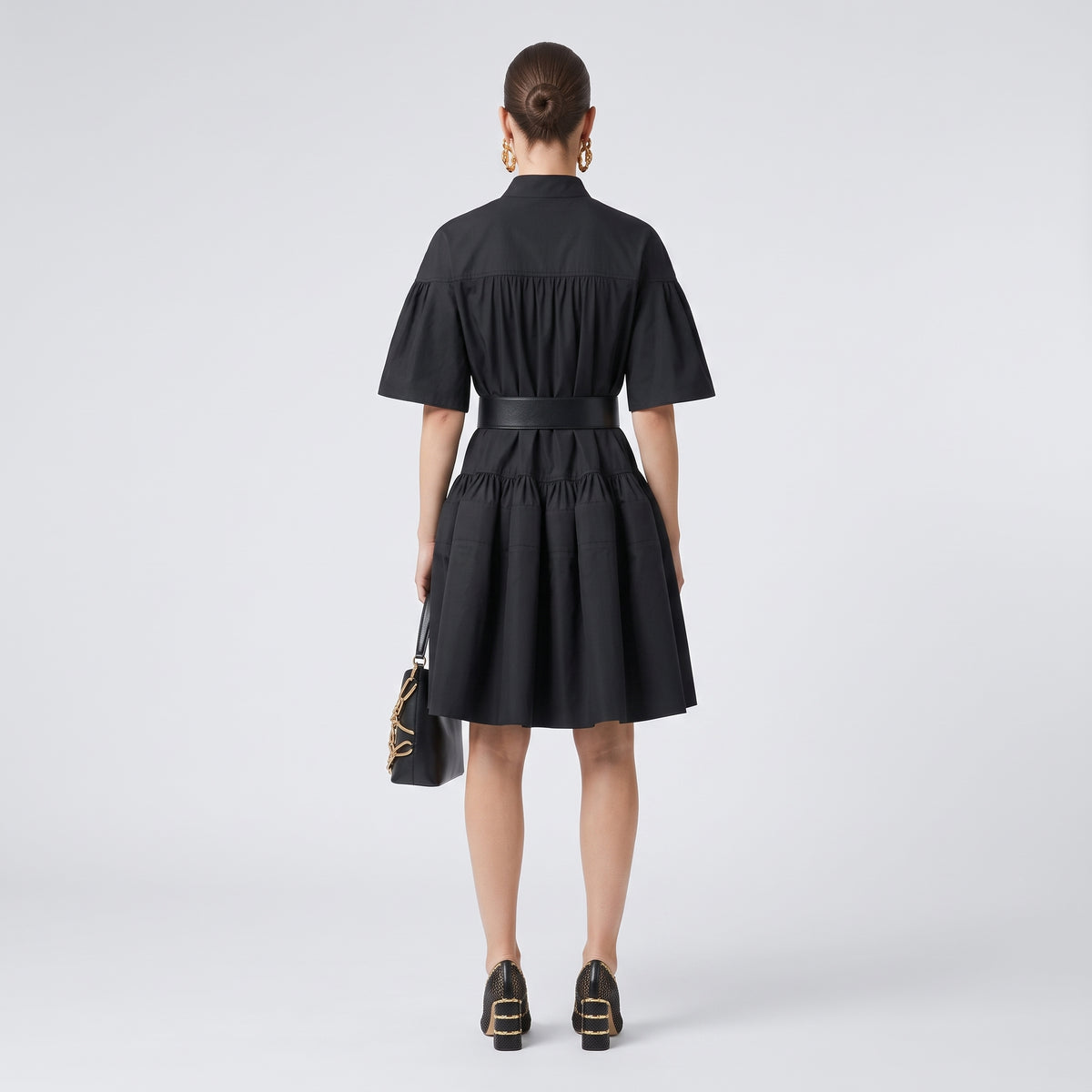 LANVIN Ruffled Half-Zip Mini Dress - view 5