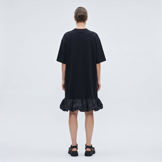 Ruffle Hem T-Shirt Dress