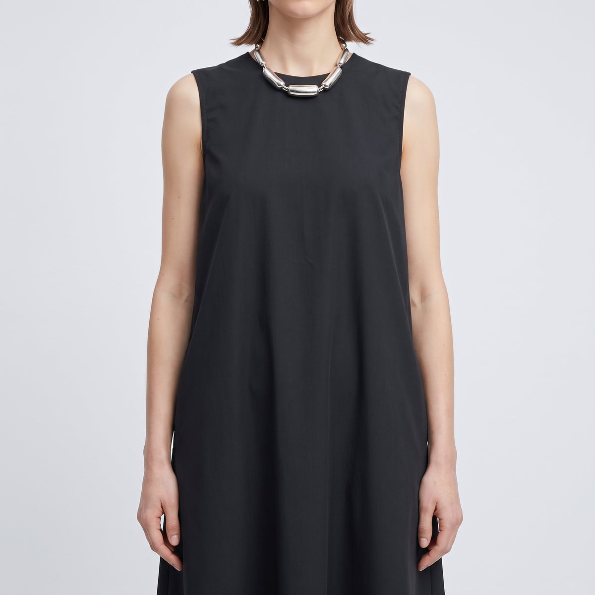 Sleeveless A-Line Maxi Dress