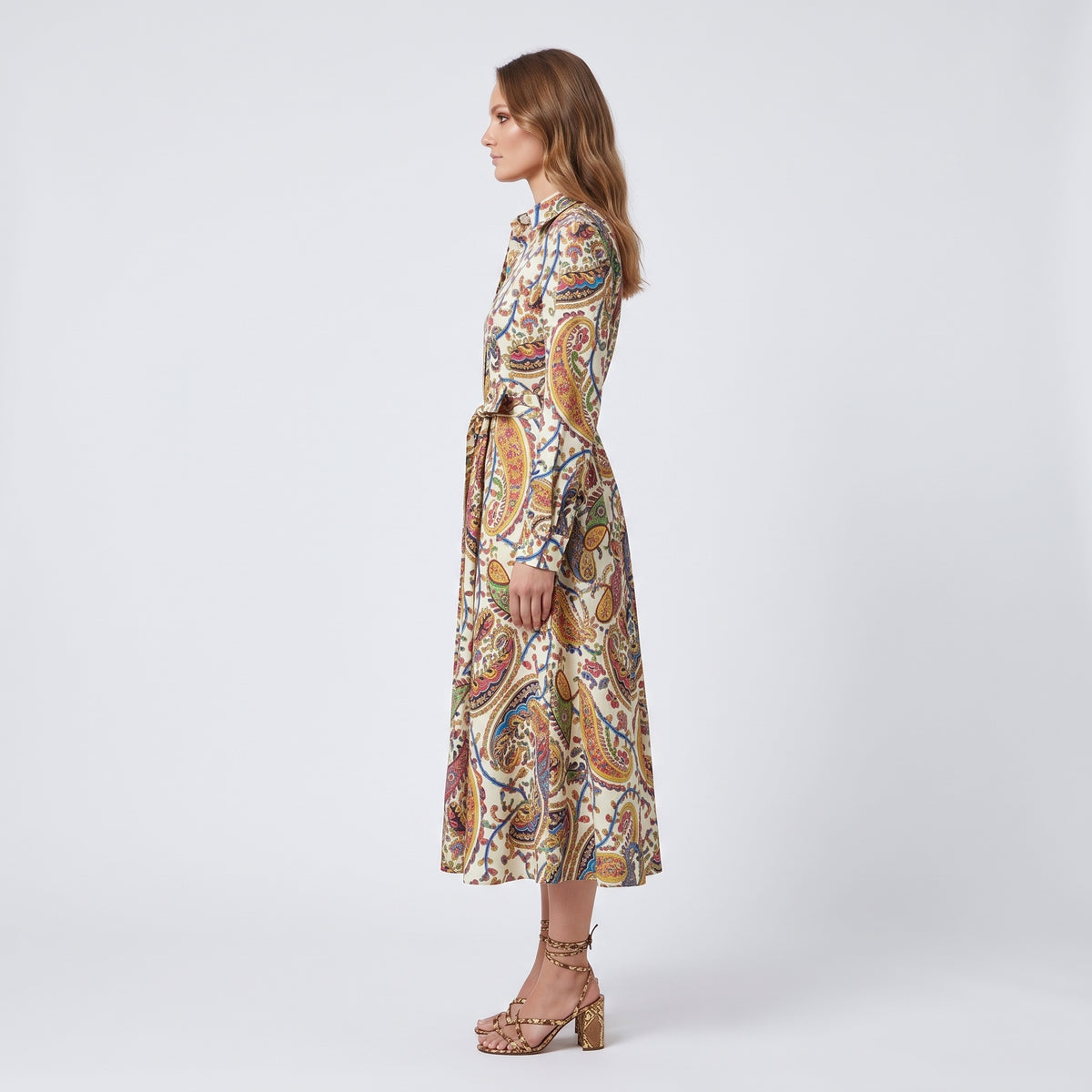 ETRO Paisley Print Midi Shirt Dress - view 4