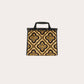 Embroidered Velvet Mini Tote Bag