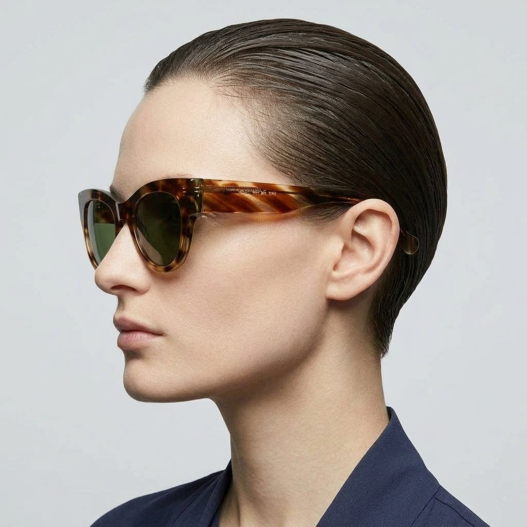 Tortoiseshell Cat-Eye Sunglasses