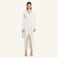 LIGHT RIB CARDIGAN LONG DRESS