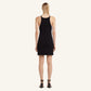 BUCKLE RIB KNIT DRESS