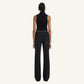 MOCKNECK LIGHT RIB CROPPED TOP