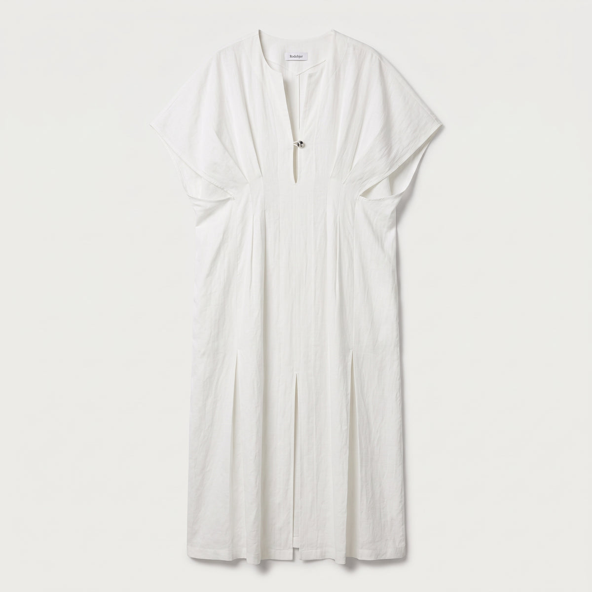 Kimberly Pleated Cotton Midi Dress