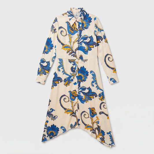 ETRO Baroque Asymmetric Shirt Dress