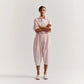 Refined cotton-silk blend pants