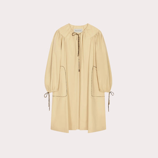 Lightweight Drawstring Coat