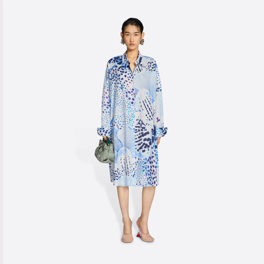 Printed Shirt Dress