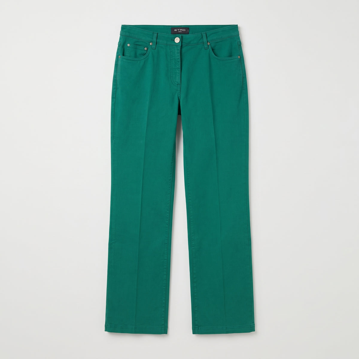Vibrant Green Straight Leg Jeans