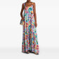 Long Dress with  Flounce