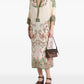 Midi dress with print