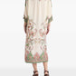 Midi dress with print
