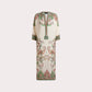 Midi dress with print