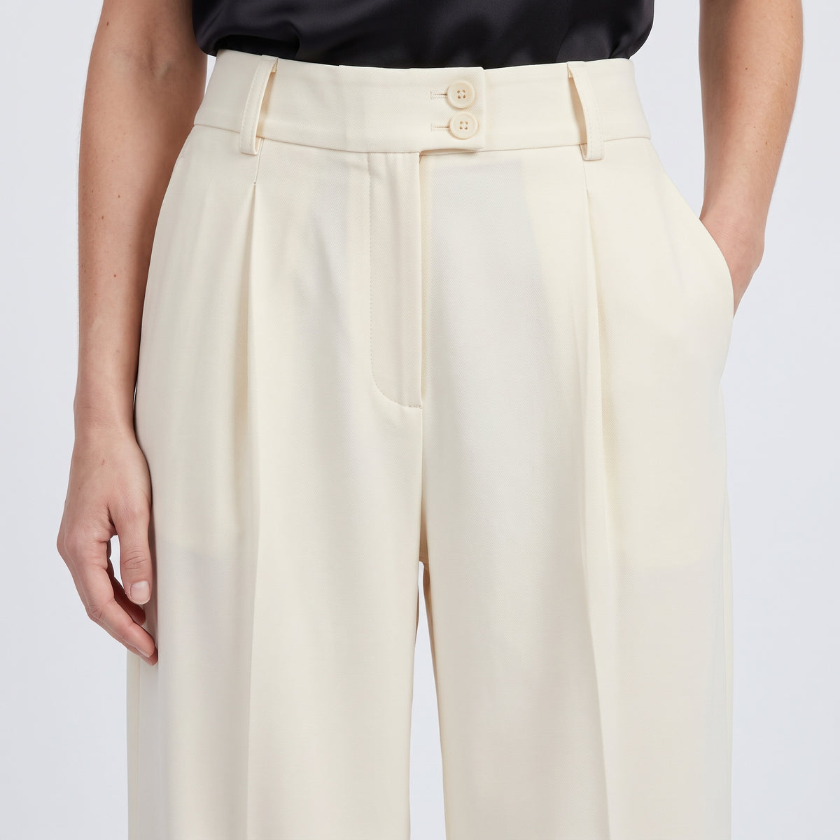 LANVIN Elegant Pleated Wide-Leg Trousers - view 2