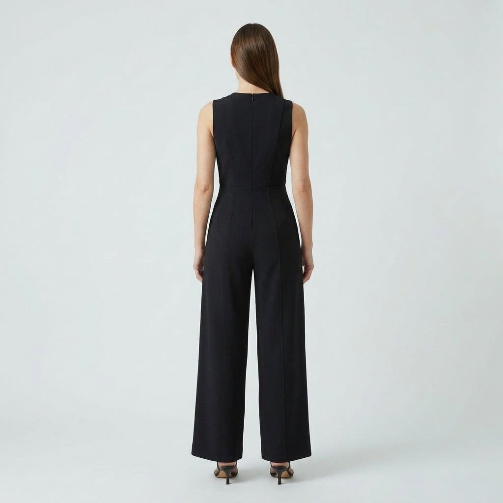 NATAN High-Waisted Tailored Black Trousers - view 4