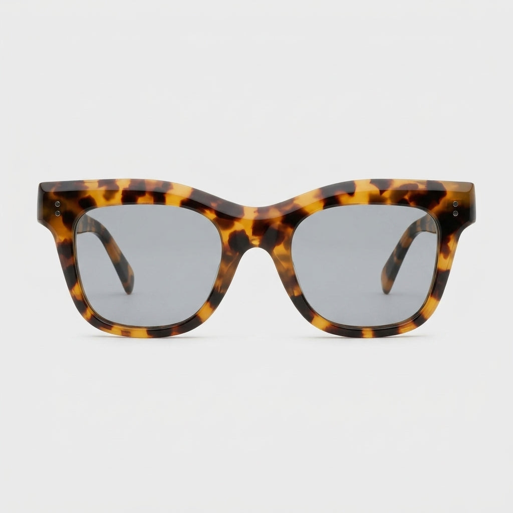 Classic Tortoiseshell Square Sunglasses