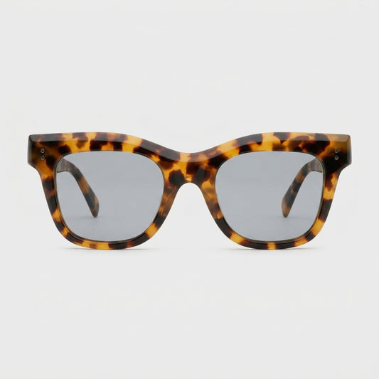 Classic Tortoiseshell Square Sunglasses